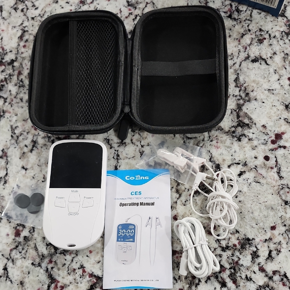 COZING CES Therapy Brain Device Reduce Anxiety, Insomnia Sleep Aid